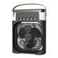 Portable Mini Air Cooler Fan with Mist – Ultra-Quiet Cooling Fan with Water Tank & Night Mode